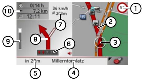 BECKER TRAFFIC ASSIST Z200 - Ecran divisé avec guidage - 1