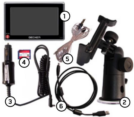 BECKER TRAFFIC ASSIST Z200 - Volume delivraison - 1