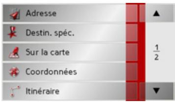 BECKER TRAFFIC ASSIST Z200 - Le Menu de navigation - 2