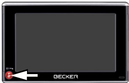 BECKER TRAFFIC ASSIST Z200 - Mise en marche/arrêt du Traffic Assist - 1
