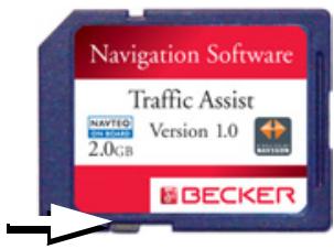 BECKER TRAFFIC ASSIST Z200 - Remarques : - 1