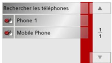 BECKER TRAFFIC ASSIST Z200 - Sélection de la liste des apparèils - 1