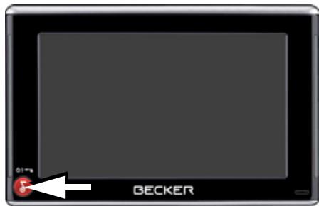 BECKER TRAFFIC ASSIST Z200 - La touche Becker - 1