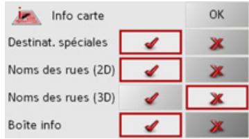 BECKER TRAFFIC ASSIST Z200 - La touche Info carte - 2