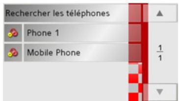 BECKER TRAFFIC ASSIST Z250 - Sélection de la liste des apparèils - 1