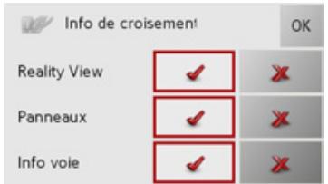 BECKER TRAFFIC ASSIST Z250 - Touche Info de croissement - 2