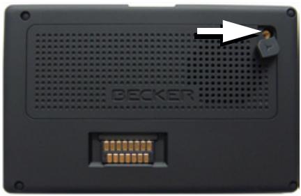 BECKER TRAFFIC ASSIST Z250 - Raccordement d'une antennae externe - 1