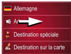 BECKER TRAFFIC ASSIST - Destination : Sélection de l'adresse et démarrage - 1