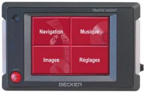 BECKER TRAFFIC ASSIST - Règles de base concernant l'écran tactile - 1