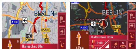BECKER TRAFFIC ASSIST - Mode d'affichage Jour/Nuit (barred'outils) - 1