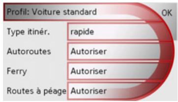 BECKER TRAFFIC ASSIT 7928 - La touche Options de route - 2