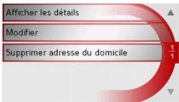 BECKER TRAFFIC ASSIT 7928 - Affichage ou édition d'une destination - 2