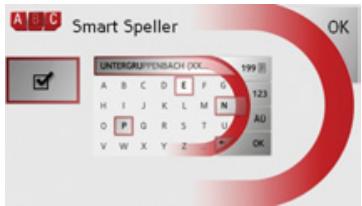 BECKER TRAFFIC ASSIT 7928 - La touche Smart Speller - 2