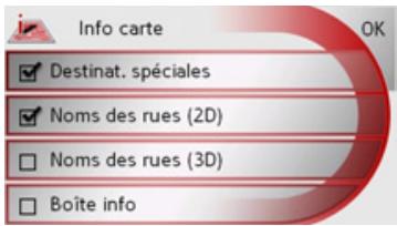 BECKER TRAFFIC ASSIT 7928 - La touche Info carte - 2