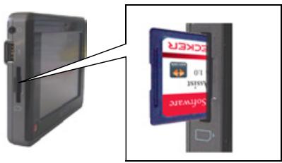 BECKER TRAFFIC ASSIT 7928 - Enfichage de la carte mémoire - 2