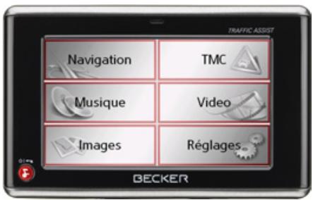 BECKER TRAFFIC ASSIT 7928 - Règles de base concernant l'écran tactile - 1