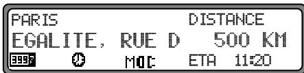 BECKER TRAFFIC PRO - Informations pendant le guidage - 1