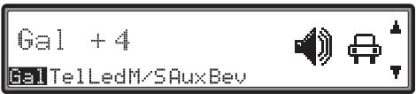 BECKER 7882 - Sélection/Sortie du menu de l'utilisateur - 1