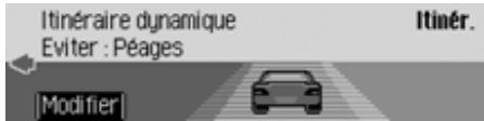BECKER 7945 - Afficher / modifier les options d'itinéraire - 1