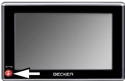 BECKER TRAFFIC ASSIST Z103 - Mise en marche/arrêt du Traffic Assist - 1