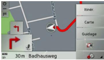 BECKER TRAFFIC ASSIST Z103 - Options de l'affichage de carte - 2