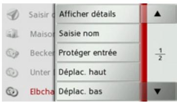 BECKER TRAFFIC ASSIST Z103 - Affichage de la destination ou édition - 1