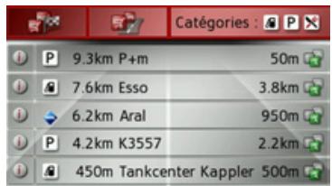 BECKER TRAFFIC ASSIST Z103 - Destination spéciale sur l'itinéraire - 1