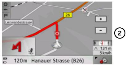BECKER TRAFFIC ASSIST Z103 - Passage au mode 2D/3D - 2