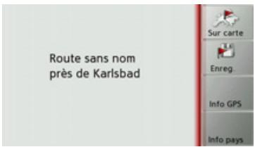 BECKER TRAFFIC ASSIST Z103 - Affichage de la position actuelle - 1