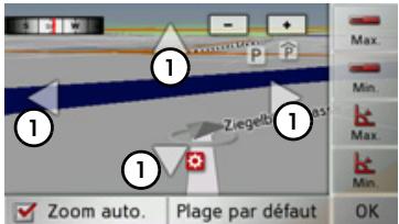 BECKER TRAFFIC ASSIST Z103 - Possibilities de réglage - 1