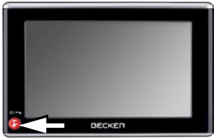 BECKER TRAFFIC ASSIST Z103 - La touche Becker - 1