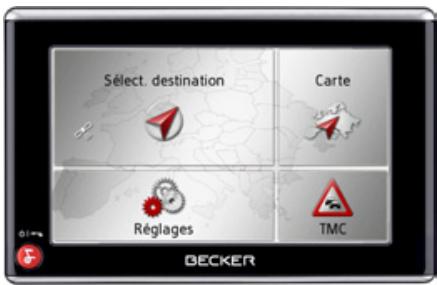 BECKER TRAFFIC ASSIST Z103 - Règles de base concernant l'écran tactile - 1