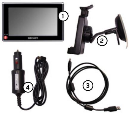 BECKER TRAFFIC ASSIST Z103 - Volume delivraison - 1