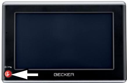 BECKER TRAFFIC ASSIST Z107 - La touche Becker - 1