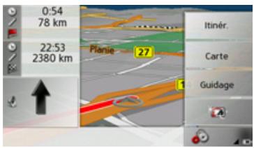 BECKER TRAFFIC ASSIST Z107 - Options de l'affichage de carte - 2