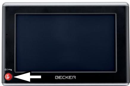BECKER TRAFFIC ASSIST Z107 - Mise en marche/arrêt du Traffic Assist - 1
