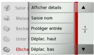 BECKER TRAFFIC ASSIST Z107 - Affichage de la destination ou édition - 1