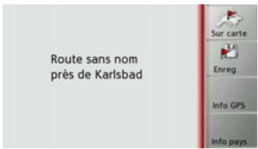 BECKER TRAFFIC ASSIST Z107 - Affichage de la position actuelle - 1