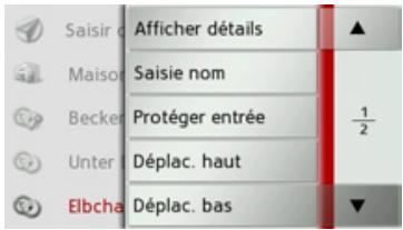 BECKER TRAFFIC ASSIST Z108 - Affichage de la destination ou édition - 1