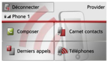 BECKER TRAFFIC ASSIST Z202 - Menu Telephone - 1