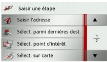 BECKER TRAFFIC ASSIST Z202 - Création d'un nouvel itinétaire - 1