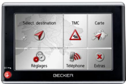 BECKER TRAFFIC ASSIST Z202 - Règles de base concernant l'écran tactile - 1