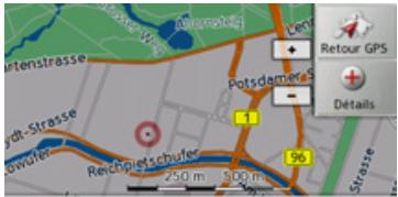 BECKER TRAFFIC ASSIST Z202 - Déplacement de la carte - 1