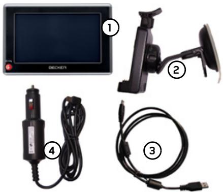 BECKER TRAFFIC ASSIST Z203 - Volume delivraison - 1
