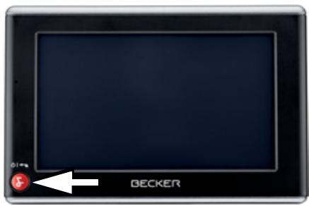 BECKER TRAFFIC ASSIST Z203 - Mise en marche/arrêt du Traffic Assist - 1