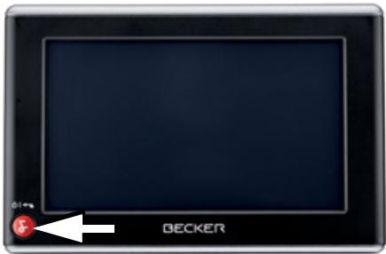 BECKER TRAFFIC ASSIST Z203 - La touche Becker - 1