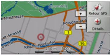 BECKER TRAFFIC ASSIST Z205 - Déplacement de la carte - 1