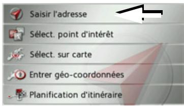 BECKER TRAFFIC ASSIST Z205 - Saisie d'une adresse - 1