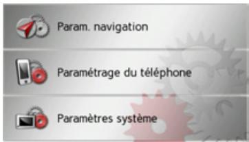 BECKER TRAFFIC ASSIST Z205 - Sélection des réglages du système - 2