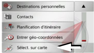 BECKER TRAFFIC ASSIST Z112 - Sélection d'une destination à partir de la carte - 1